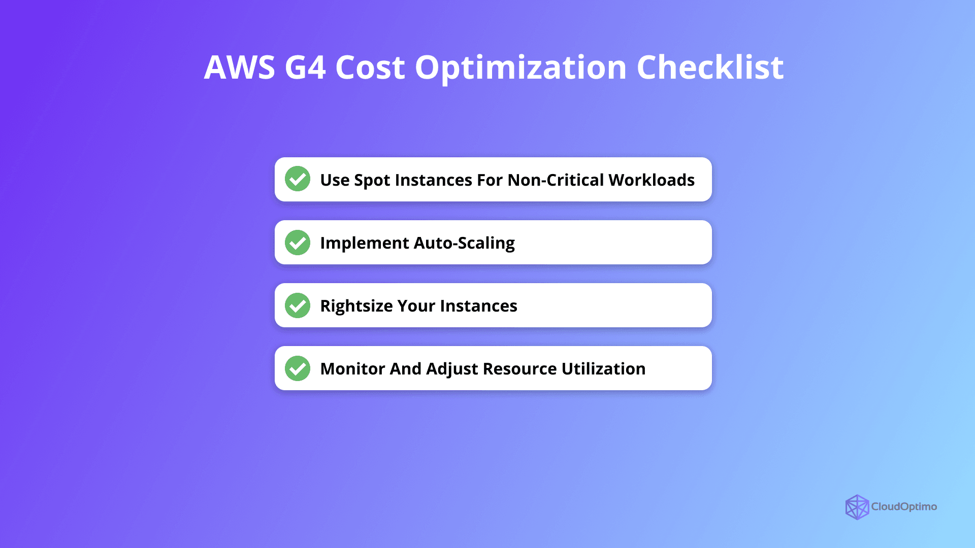 AWS_G4_Cost_Optimization_Checklist