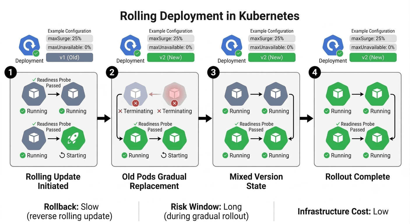 Rolling Deployment in Kubernetes